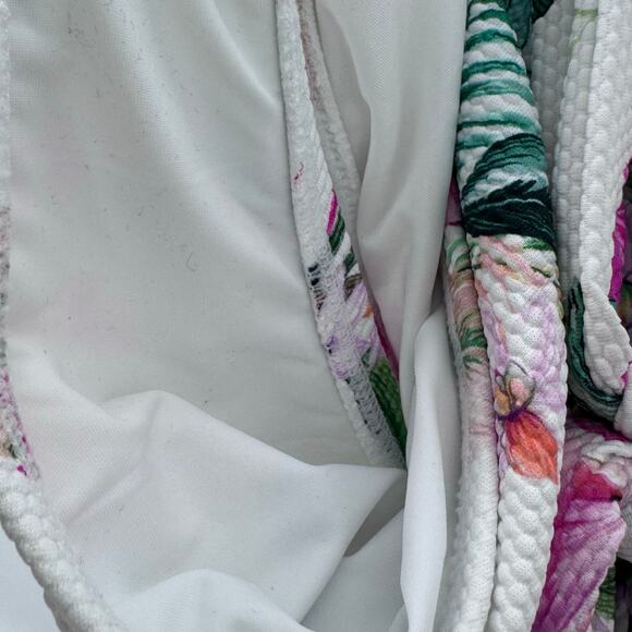 La Blanca Women's Mystic Palms Cutout One Shoulder One Piece Swimsuit SZ XL NWT - Picture 12 of 16